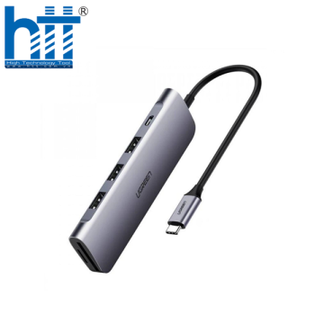 Bộ chuyển Đổi Type C Sang HDMI + USB 3.0*2 + SD/TF + PD Ugreen 70411