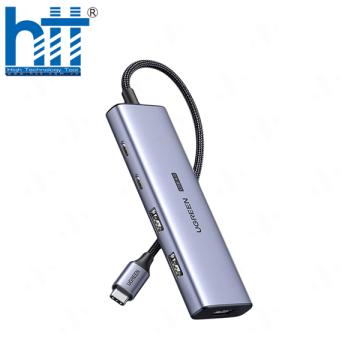 Hub 5 trong 1 CM500 (USB-C sang 2xUSB 3.0 + HDMI + 2xType C) Ugreen 90376
