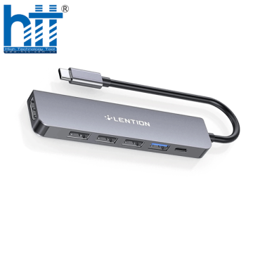 Bộ chuyển đổi USB-C 6 trong 1 CE17H - GREY