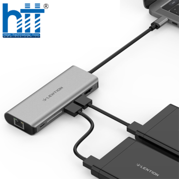 BỘ CHUYỂN ĐỔI TYPE C 6 TRONG 1 LENTION C68-GREY