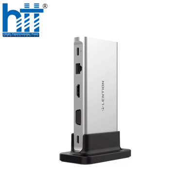 BỘ CHUYỂN ĐỔI TYPE C 9 TRONG 1 LENTION D53HEA SILVER