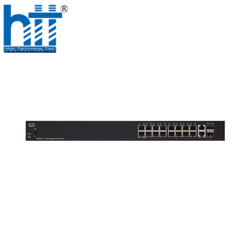 Switch Cisco SG250-18-K9-EU (Gigabit (1000Mbps)/ 20 Cổng/ 2 SFP/ Smart Switch/ Vỏ Thép)