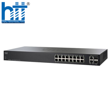 Switch Cisco SG250-18-K9-EU (Gigabit (1000Mbps)/ 20 Cổng/ 2 SFP/ Smart Switch/ Vỏ Thép)