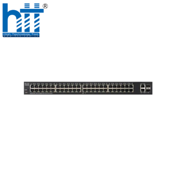 Switch Cisco SG250-50HP-K9-EU (Gigabit (1000Mbps)/ 52 Cổng/ 2 SFP/ Smart Switch/ 48 cổng PoE/ Vỏ Thép)