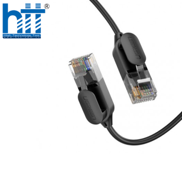 Ugreen 70653 3M 10Gbps 500MHz cat6a màu đen siêu mỏng OD2.8mm cáp mạng Utp LAN Ethernet toàn đồng NW122 20070653
