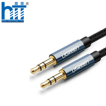 Ugreen 10688 3M màu Xanh Cáp âm thanh 2 đầu 3.5mm dương AV112 20010688