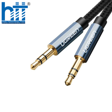 Cáp Audio 3.5mm cao cấp đầu mạ vàng, dây bọc lưới Dài 2M Ugreen 10687