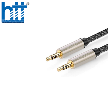 Ugreen 10640 5M màu xám cáp 6.5mm TS âm thanh Pro audio đầu mạ vàng 24k AV128 20010640