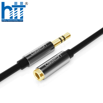 UGREEN 10593 1.5M MÀU ĐEN CÁP ÂM THANH 3.5MM NỐI DÀI AV118 Male và Female