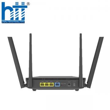 Bộ phát wifi 6 Asus RT-AX52 (Chuẩn AX/ AX1800Mbps/ 4 Ăng-ten ngoài/ Wifi Mesh/ 35 User)