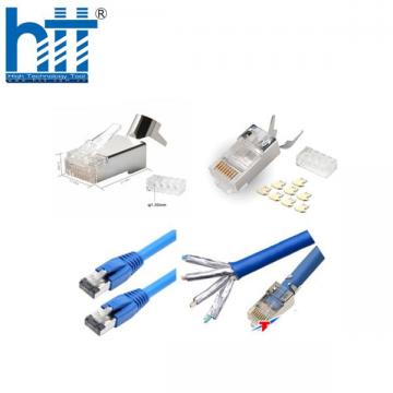 Đầu bấm mạng CAT6A/CAT7 chống nhiễu FTP, 100c / Vỉ  (PL1910606)