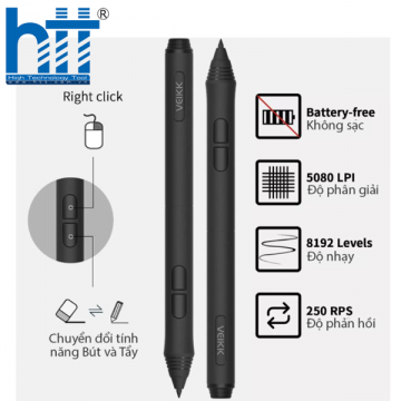 Bảng vẽ cảm ứng đồ họa kỹ thuật số Veikk A15 Pro