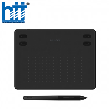 Bảng vẽ cảm ứng HUION inspiroy RTE-100 (Small/Cosmo Black-Ivory White)