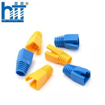 Đầu chụp Modular Plug Boot Color Cat6A màu xanh + vàng (PL-6A109)