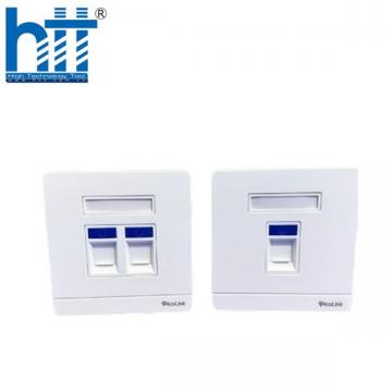 Mặt hình vuông PicoLink wallpalte outlet 1 cổng (PL-MV191-01)