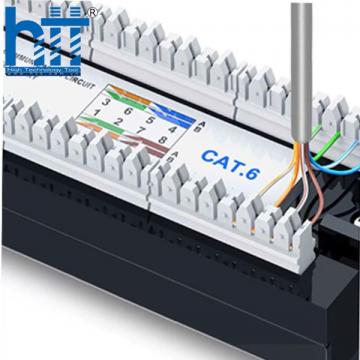 Thanh đấu nối Patch panel 16 port Cat6 (L-S1U16 -C6)