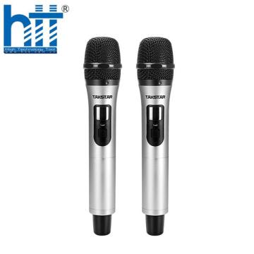Bộ micro không dây cầm tay UHF kênh kép Takstar X6