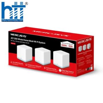 Hệ thống Mesh Wifi AC1200 Mercusys Halo H30 (3 Pack)