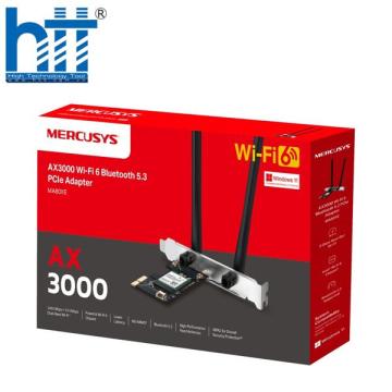 Card mạng Mercusys AX3000 Wifi 6 MA80XE Bluetooth 5.3