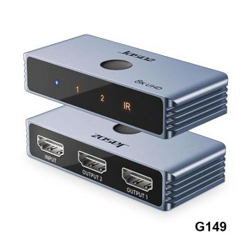 Bộ chuyển đổi HDMI hai chiều Vỏ nhôm 8K 1-2-1 T-G175