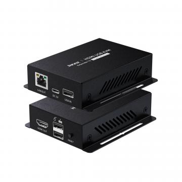 Bộ mở rộng HDMI qua LAN 150m có có chuột phím cổng USB 150m/Cat6 T-G183