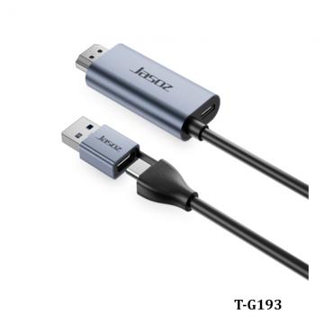 Video Capture Card 4K Có cổng sạc PD100W 2m T-G193