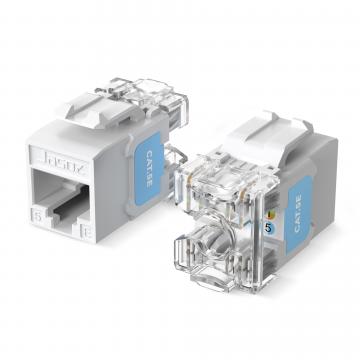 Nhân mạng Cat5/Cat6 góc vào dây 180° T-E299
