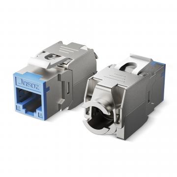 Nhân mạng Cat6e góc vào dây 180° T-E300