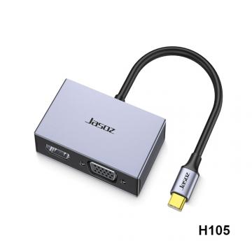Bộ chuyển đổi Type-C 2 trong 1 18cm T-H105 